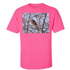 Unisex Ultra Cotton Safety Neon Crewneck Tee