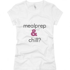 Ladies Slim Fit Basic Promo Jersey Tee