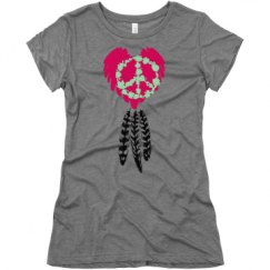 Ladies Slim Fit Super Soft Triblend Tee