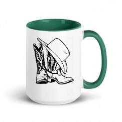 15oz Ceramic Mug with Color Inside