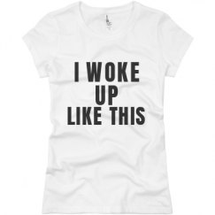 Ladies Slim Fit Basic Promo Jersey Tee