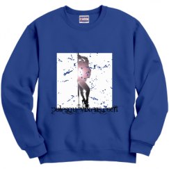 Unisex Film and Foil Crewneck Sweatshirt
