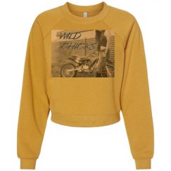 Women's Raglan Pullover Fleece