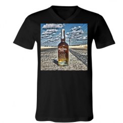 Unisex V-Neck Jersey Tee