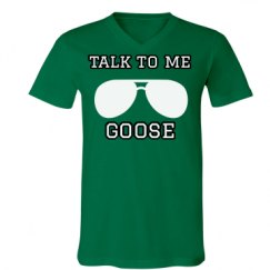 Unisex V-Neck Jersey Tee