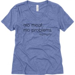 Ladies Relaxed Fit Super Soft Triblend V-Neck Tee