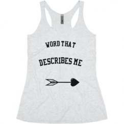 Ladies Slim Fit Super Soft Racerback Triblend Tank