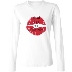 Ladies Relaxed Fit Basic Long Sleeve Tee