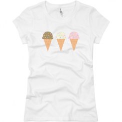 Ladies Slim Fit Basic Promo Jersey Tee