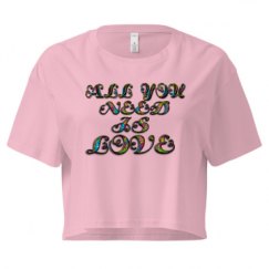 Ladies Festival Cali Crop Top Tee