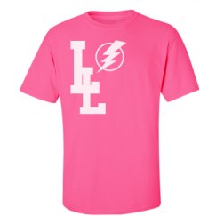 Unisex Ultra Cotton Safety Neon Crewneck Tee