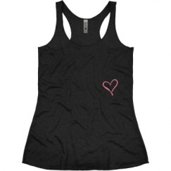 Ladies Slim Fit Super Soft Racerback Triblend Tank