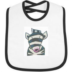 Infant Contrast Trim Bib