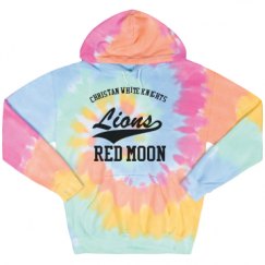 Unisex Tie-Dye Fleece Hoodie