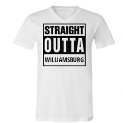 Unisex V-Neck Jersey Tee