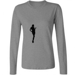 Ladies Relaxed Fit Basic Long Sleeve Tee