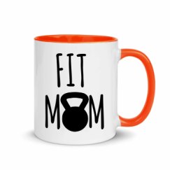 11oz Ceramic Mug with Color Inside