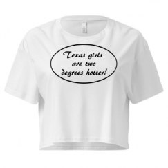 Ladies Festival Cali Crop Top Tee