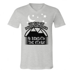 Unisex V-Neck Jersey Tee