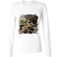 Ladies Relaxed Fit Basic Long Sleeve Tee