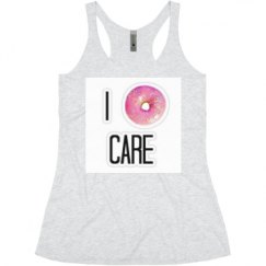 Ladies Slim Fit Super Soft Racerback Triblend Tank