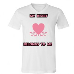 Unisex V-Neck Jersey Tee