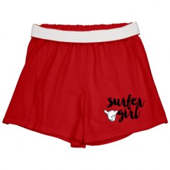 Slim Fit Cheer Shorts