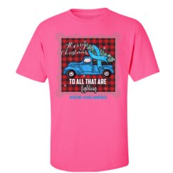 Unisex Ultra Cotton Safety Neon Crewneck Tee