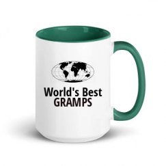 15oz Ceramic Mug with Color Inside