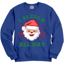 Unisex Film and Foil Crewneck Sweatshirt