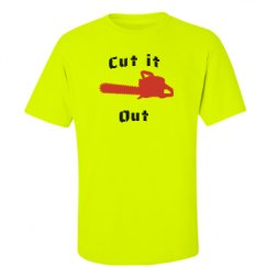 Unisex Ultra Cotton Safety Neon Crewneck Tee