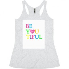 Ladies Slim Fit Super Soft Racerback Triblend Tank