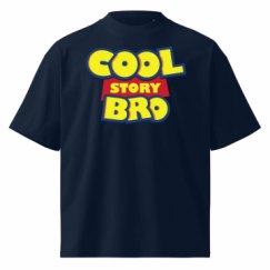 Unisex Organic Oversized High Neck T-Shirt