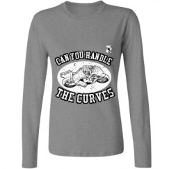 Ladies Relaxed Fit Basic Long Sleeve Tee