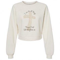 Women's Raglan Pullover Fleece