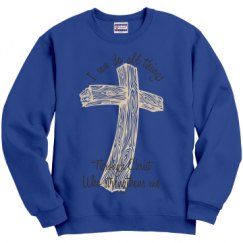 Unisex Film and Foil Crewneck Sweatshirt