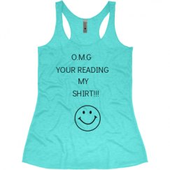 Ladies Slim Fit Super Soft Racerback Triblend Tank