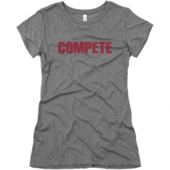 Ladies Slim Fit Super Soft Triblend Tee
