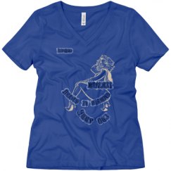 Ladies Relaxed Fit V-Neck Tee