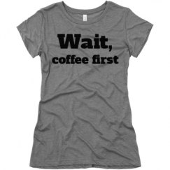 Ladies Slim Fit Super Soft Triblend Tee