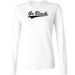 Ladies Relaxed Fit Basic Long Sleeve Tee