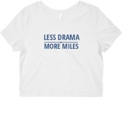 Ladies Slim Fit Crop Top Tee