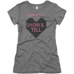 Ladies Slim Fit Super Soft Triblend Tee
