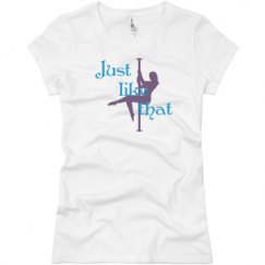 Ladies Slim Fit Basic Promo Jersey Tee