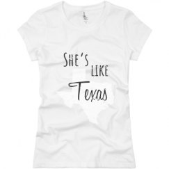 Ladies Slim Fit Basic Promo Jersey Tee