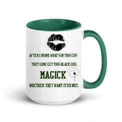 15oz Ceramic Mug with Color Inside