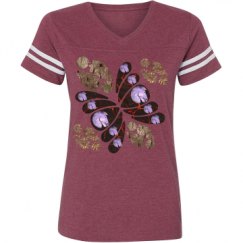 Ladies Relaxed Fit Vintage Sports Tee