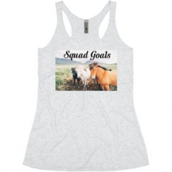 Ladies Slim Fit Super Soft Racerback Triblend Tank