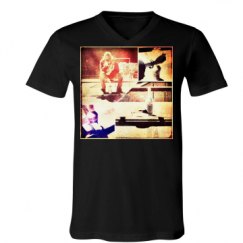 Unisex V-Neck Jersey Tee