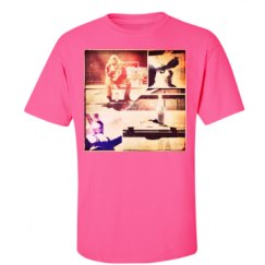 Unisex Ultra Cotton Safety Neon Crewneck Tee